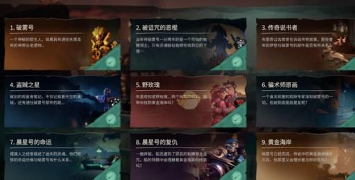 盗贼之海主线任务怎么保存进度